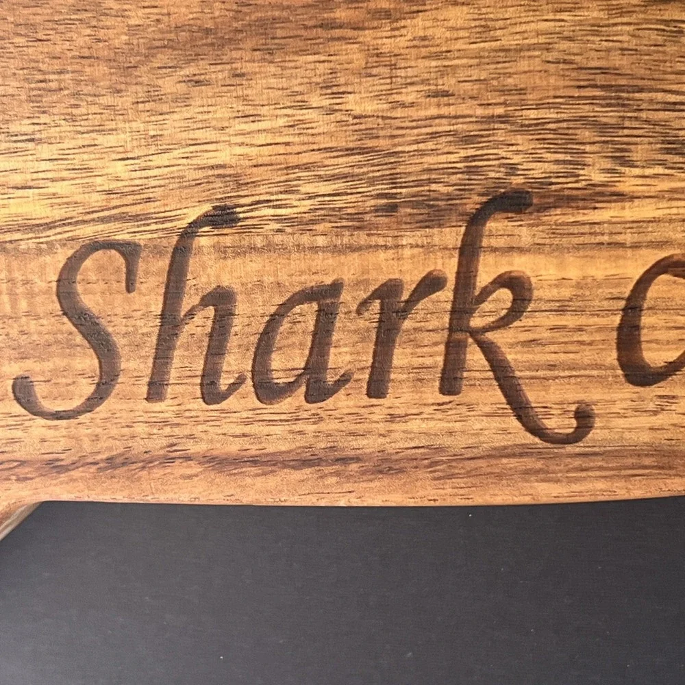 Funny Shark Coochie Board Shark-Shaped Wood Charcuterie Cutting Board 23